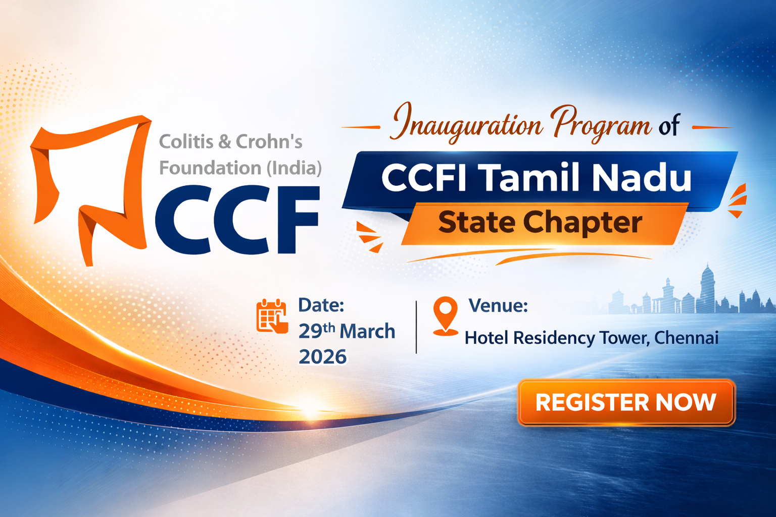 CCFI Tamil Nadu State Chapter Inauguration - 29th March 2026, Hotel Residency Tower, Chennai